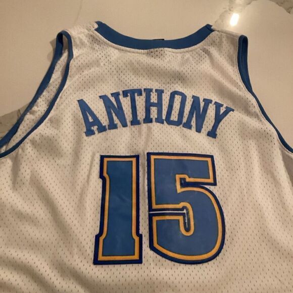Vintage NBA Reebok Denver Nuggets Jersey Sz 3XL+2 #15 Carmelo Anthony - Picture 10 of 10